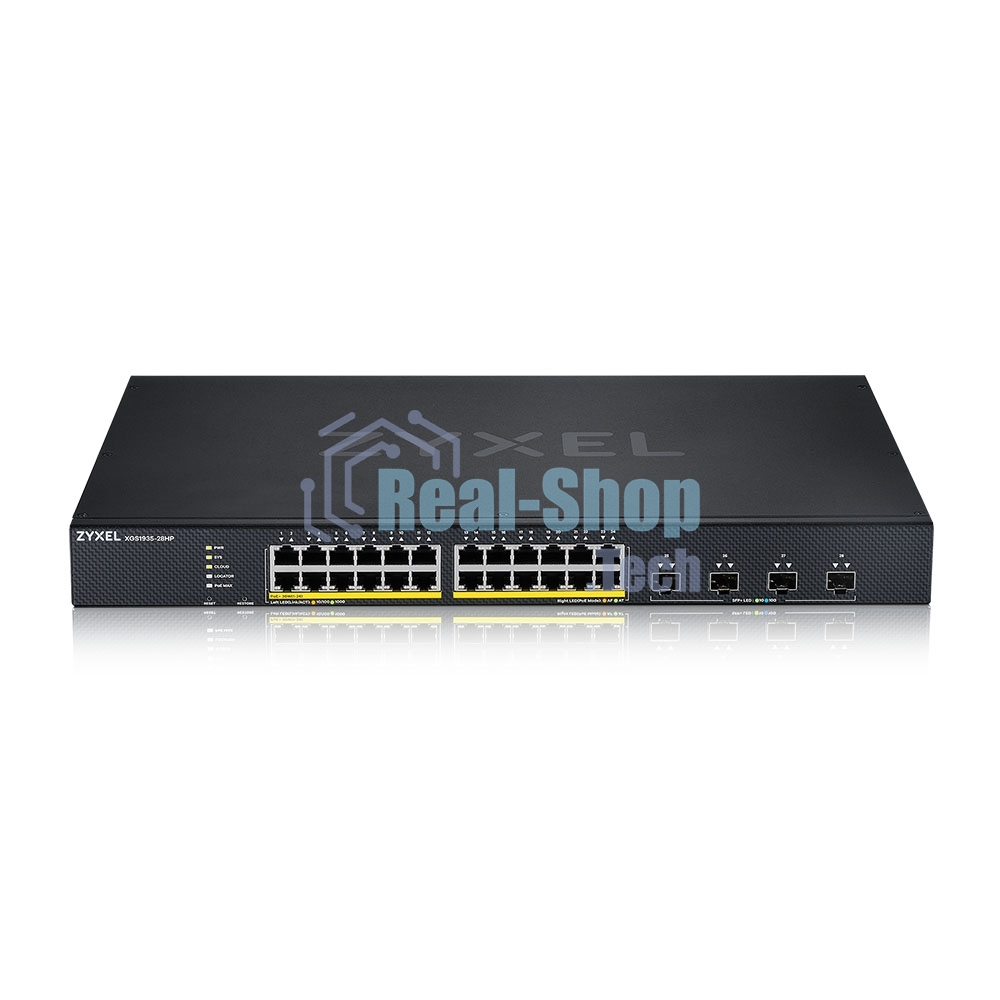 Коммутатор Smart L3 Lite Zyxel NebulaFlex XGS1935-28, rack 19