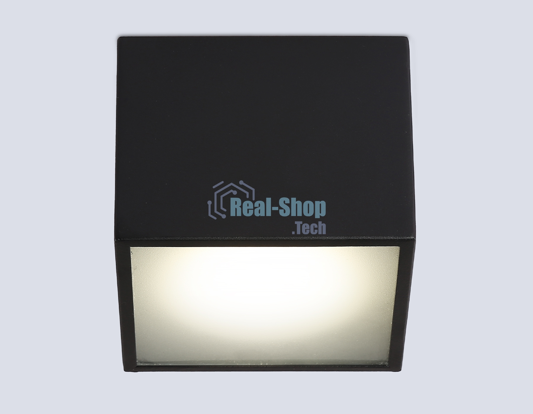 Светильник Ambrella light TN6532 BK черный IP44 GX53 100*100*80