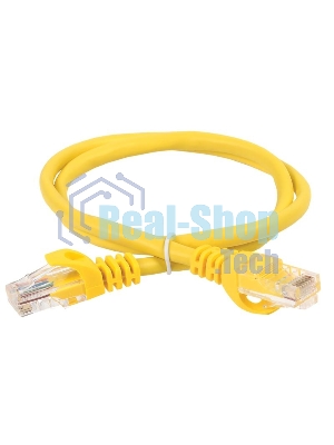 Коммутационный шнур кат. 6 UTP PVC 2м желтый | PC05-C6U-2M | ITK