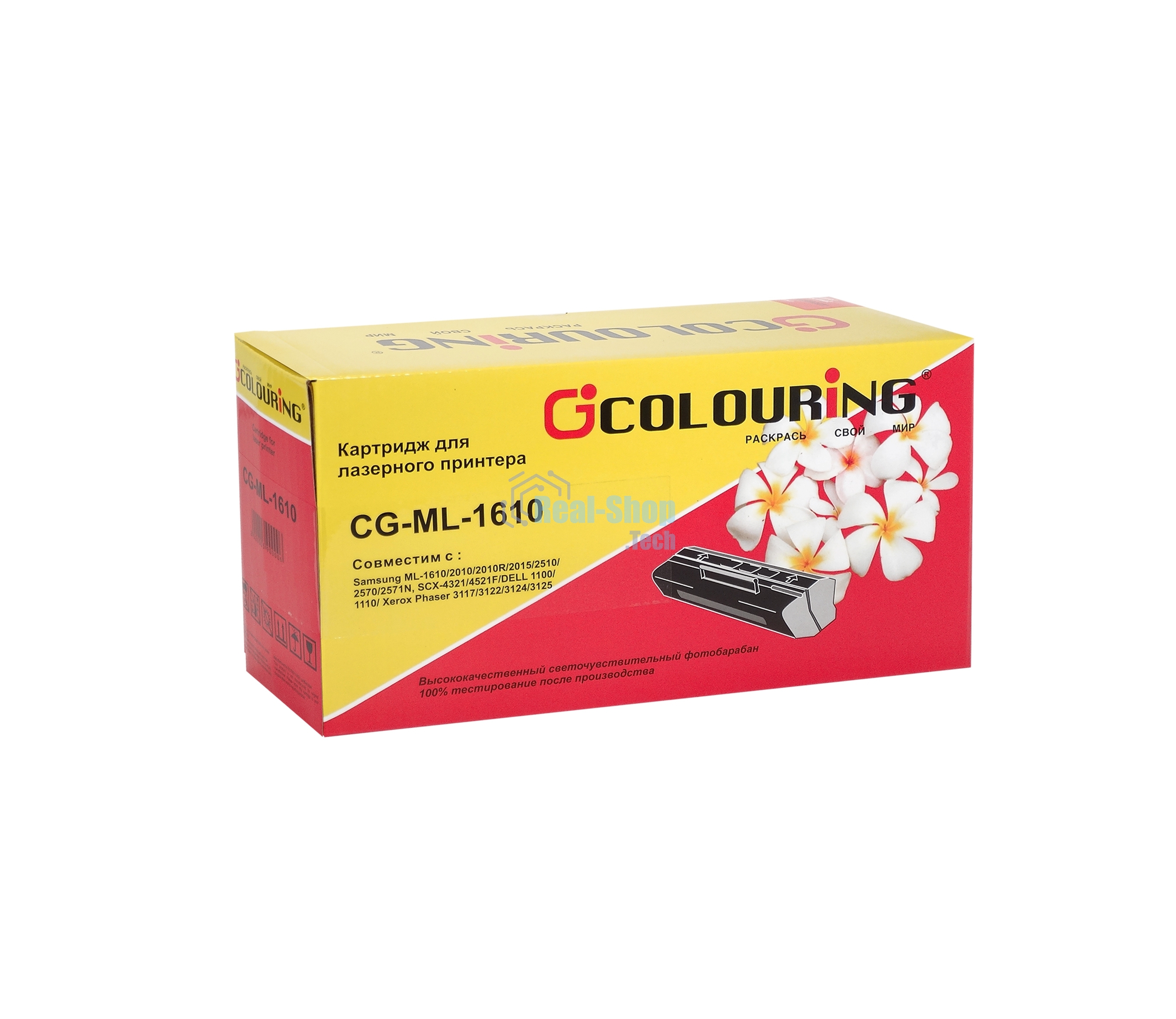 Картридж лазерный Colouring CG-ML-1610 черный (3000 стр) для Samsung ML-1610/2010/2010R/2015/2510/2570/2571N, SCX-4321/4521F/DELL 1100/1110/Xerox Phaser 3117/3122/3124/3125