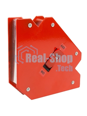 Магнитный угольник-держатель для сварки Rexant отключаемый на 3 угла, усилие 23 кг