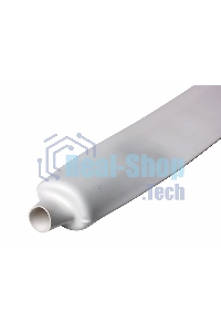 Термоусаживаемая трубка Rexant 40,0/20,0 мм, белая, упаковка 10 шт. по 1 м