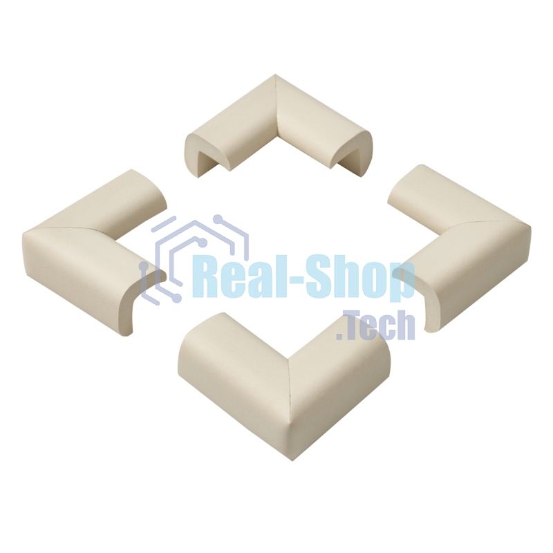 Мягкие накладки-протекторы для мебели (24x8x50 мм) 4 шт.