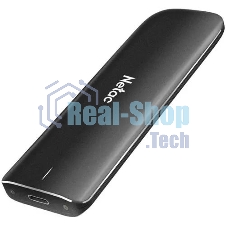 Внешний SSD Netac ZX, 500 Gb, USB 3.2 Gen 2 Type-C, R/W 1050/950, черный