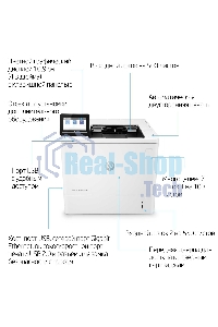 Принтер лазерный HP LaserJet Enterprise M611dn (7PS84A), A4, ч/б, печ. до 61 стр/мин., 1200 x 1200 dpi, USB, RJ-45