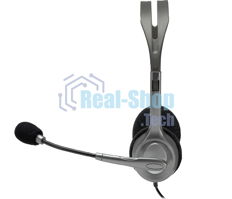 Гарнитура проводная Logitech Headset H110 grey (981-000472/981-000271)