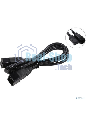 Кабель питания (UPS) ExeGate Power EC20-1,8P (С19->С20) VDE-250V-3*1.5-СU, 16А, черный, 1.8м