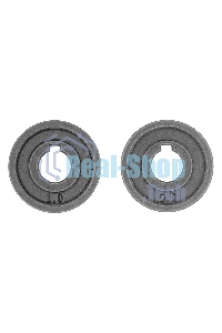 Подающий ролик Denzel V профиль под стальную проволоку 0,8-1 мм, 2 шт