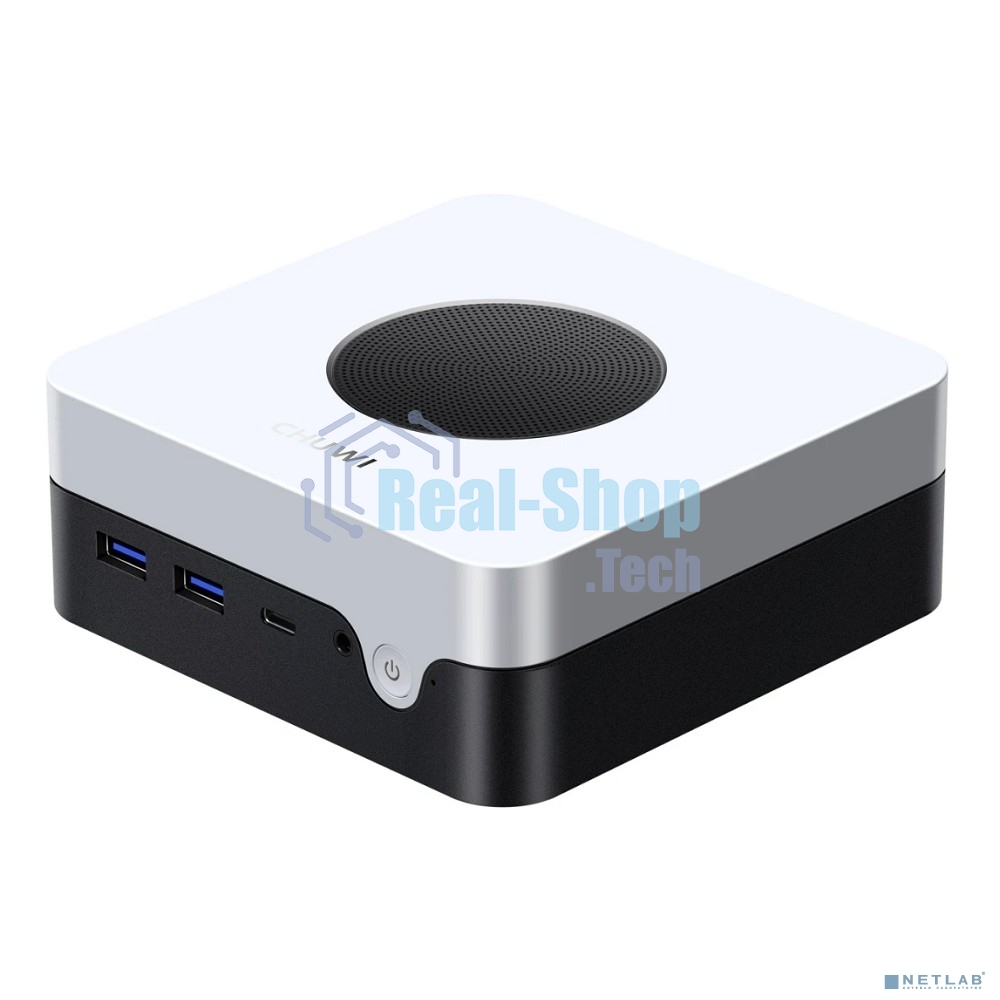Мини ПК Chuwi LarkBox X Nettop серый/белый i3-1220P(1.5Ghz)/8Gb/256Gb SSD/W11Home/bracket