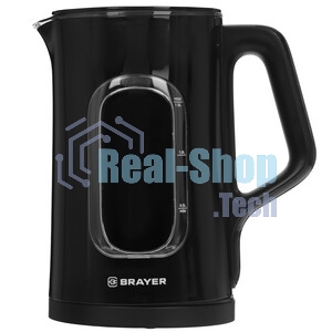 Чайник BRAYER BR6101 1500Вт, 1.5л, черный