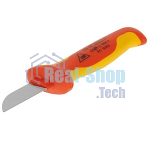 Нож кабельный KNIPEX 9852 1000V 180 мм электротехнический. инстументальная сталь,закаленная в масле.