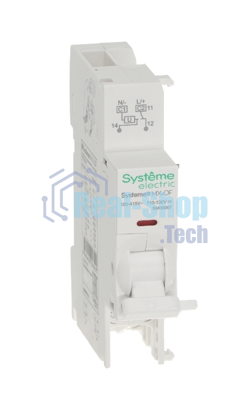 Расцепитель независимый с контактом сигнализации MX+OF 100-415В AC Systeme9 (кратно 1)