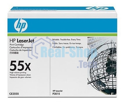 Картридж лазерный HP CE255X черный для LaserJet P3015/P3015d/P3015dn/P3015x 12500 стр.