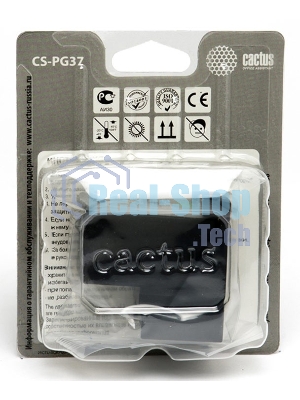 Картридж струйный Cactus CS-PG37 черный (9 мл) для Canon Pixma iP1800/iP1900/iP2500/iP2600/MP140/MP190/MP210/MP220/MP470/MX300/MX310a