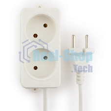 Сетевой фильтр Гарнизон EL-NL2-W-2, 2 розетки, допустимый ток 10А, длина 2 м.