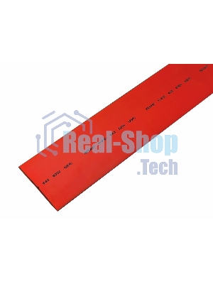 Трубка термоусадочная 40.0/20.0 1м красн. Rexant 24-0004