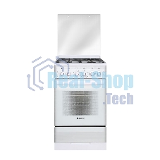Плита газовая Gefest ПГ 5300-02 0040 белый, конфорок 4 шт, духовка 52 л, 50 см x 85 см x 58.5 см