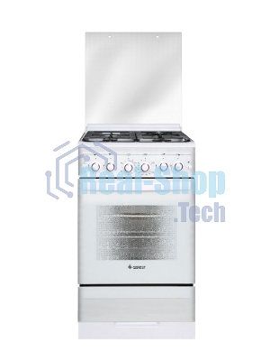 Плита газовая Gefest ПГ 5300-02 0040 белый, конфорок 4 шт, духовка 52 л, 50 см x 85 см x 58.5 см