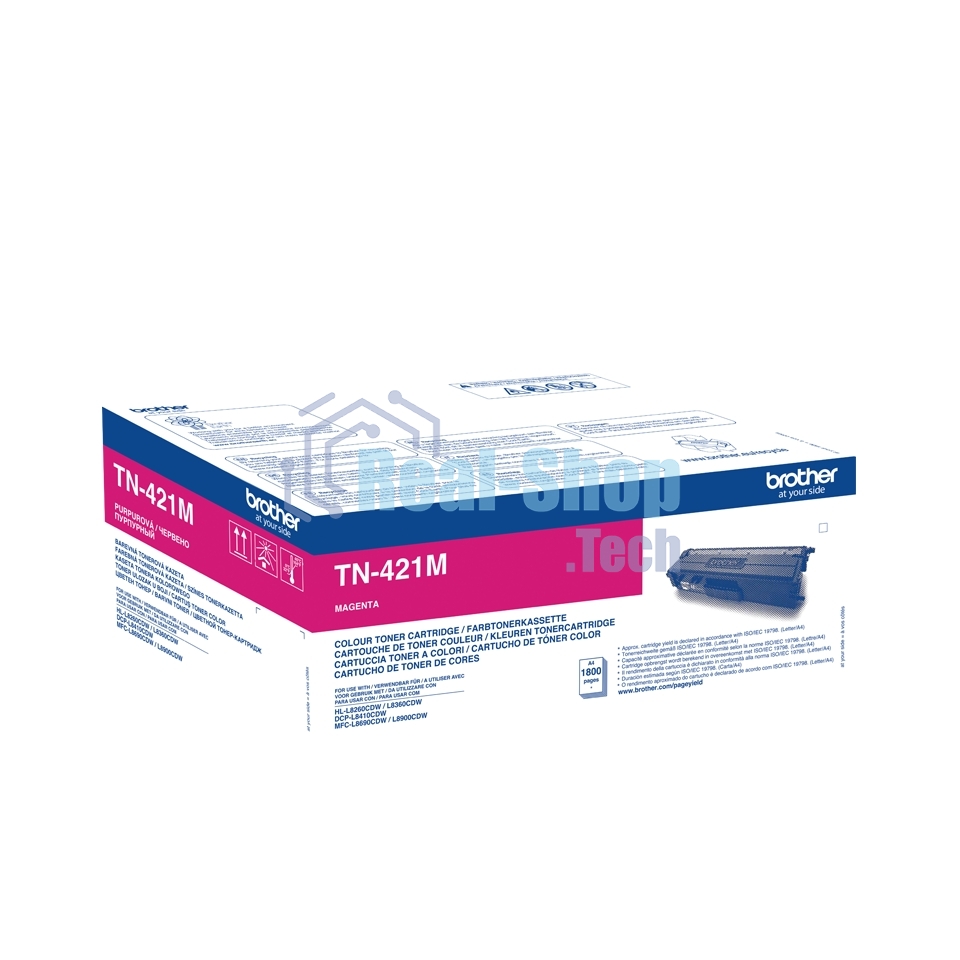 Картридж лазерный Brother TN-421M пурпурный для HLL8260CDW,DCPL8410CDW, MFC-L8690CDW 1 800 стр.
