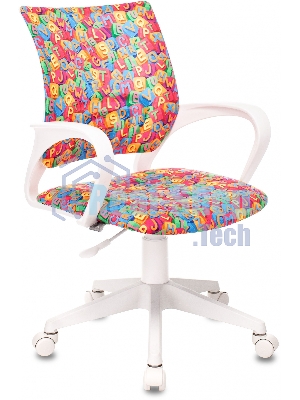 Кресло Бюрократ BuroKIDS 1 W мультиколор, ткань, 120 кг