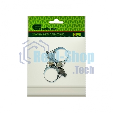 Хомуты металлические Сибртех, силовые 23-25 мм, ширина 18 мм, шарнирные, W1, 2 шт. 47508