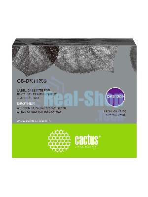 Картридж ленточный Cactus CS-DK11209 черный для Brother P-touch QL-500, QL-550, QL-700, QL-800