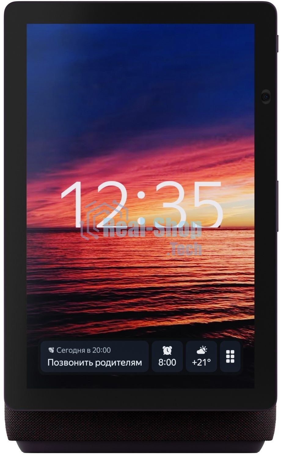 Умная колонка Яндекс Станция Дуо Макс, Zigbee, с дисплеем, 60Вт, с голосовым ассистентом Алиса на YaGPT, красный (YNDX-00055RED)