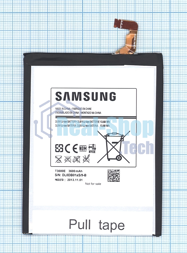 Аккумуляторная батарея T3600E для Samsung Galaxy Tab 3 Lite 7.0 SM-T1103.8V 13.68Wh