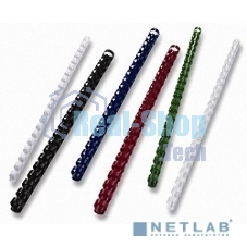 Пружины для переплета пластиковые Office Kit d=10 мм 51-70 лист A4 черный (100 шт) BP2020