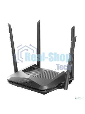 Двухдиапазонный гигабитный Wi-Fi 6 маршрутизатор D-Link DIR-X1530/RU/A1A AX1500 (466526)
