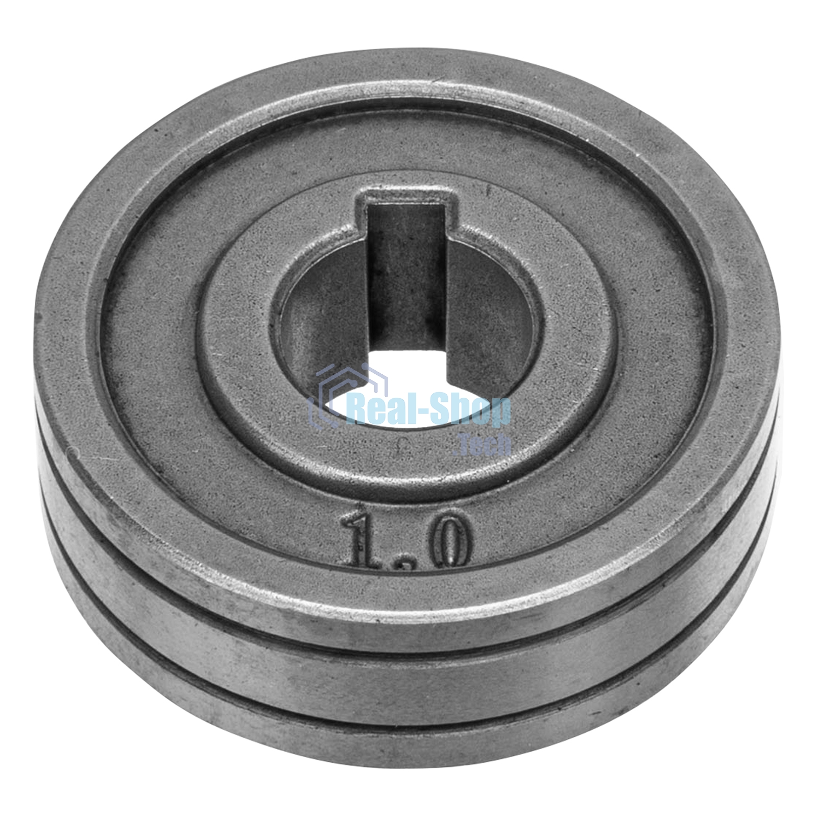 Подающий ролик Denzel V профиль под стальную проволоку 0,8-1 мм, 2 шт