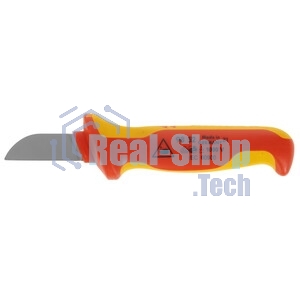Нож кабельный KNIPEX 9852 1000V 180 мм электротехнический. инстументальная сталь,закаленная в масле.