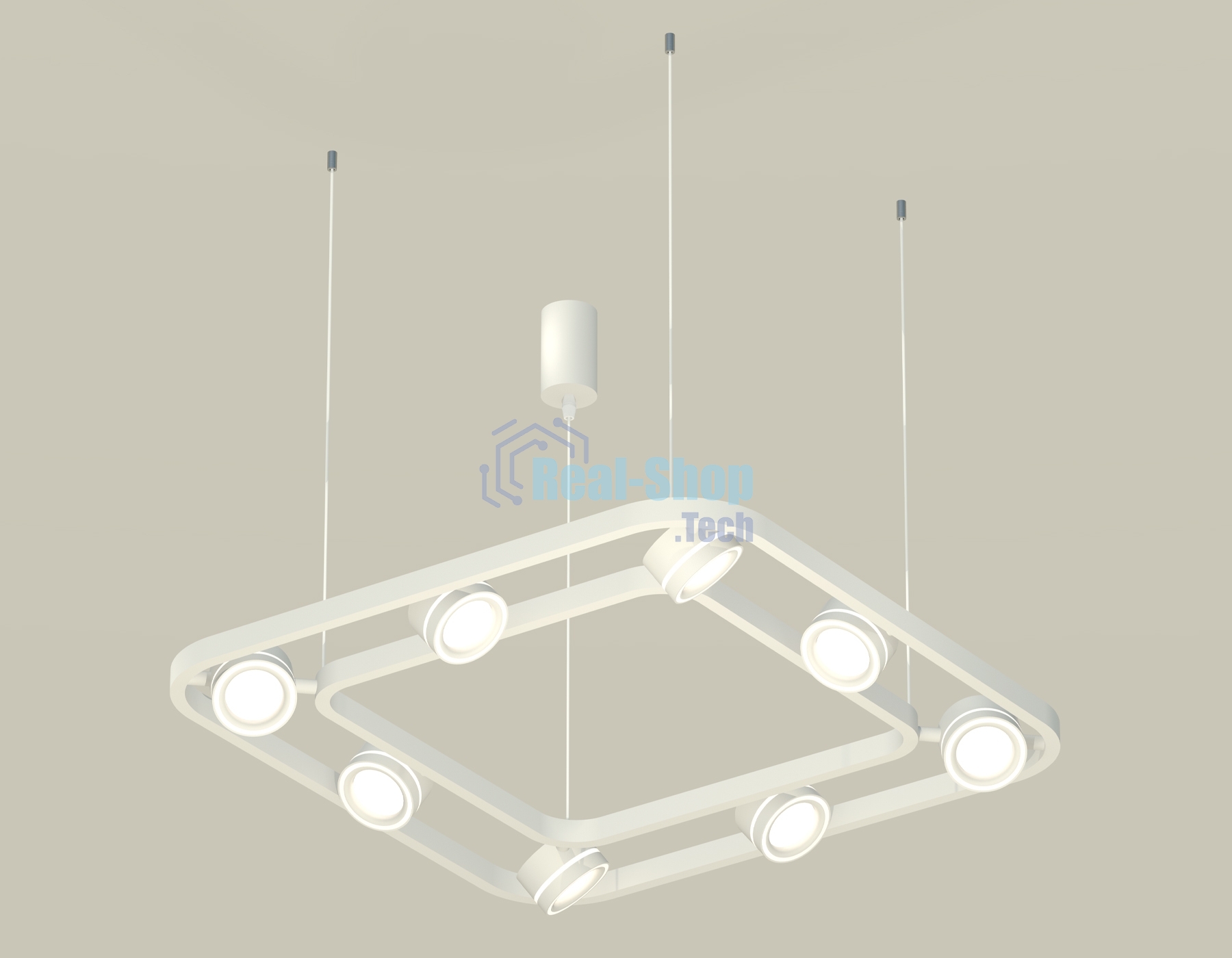 Светильник Ambrella light XB9177151/8 SWH/FR белый песок/белый матовый GX53 (C9177, N8433)