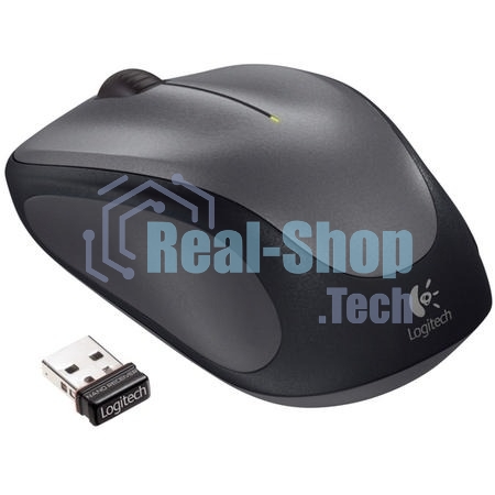 Мышь беспроводная Logitech M235 серый/черный, 1000 dpi, радиоканал, USB, кнопки - 3