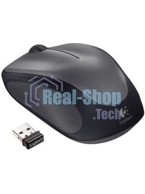 Мышь беспроводная Logitech M235 серый/черный, 1000 dpi, радиоканал, USB, кнопки - 3