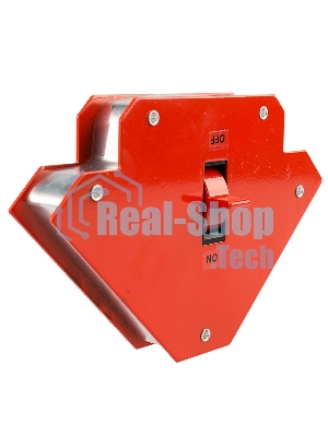 Магнитный угольник-держатель для сварки Rexant отключаемый на 3 угла, усилие 23 кг