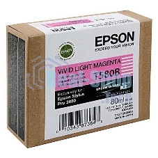 Картридж струйный Epson C13T580B00 светло-пурпурный (80мл)