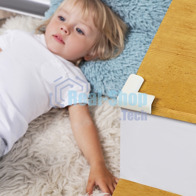 Мягкие накладки-протекторы для мебели (24x8x50 мм) 4 шт.