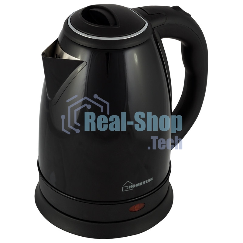 Чайник электрический Homestar HS-1010 (1,8 л) стальной черный
