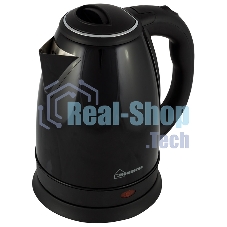 Чайник электрический Homestar HS-1010 (1,8 л) стальной черный