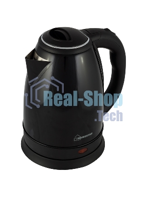 Чайник электрический Homestar HS-1010 (1,8 л) стальной черный