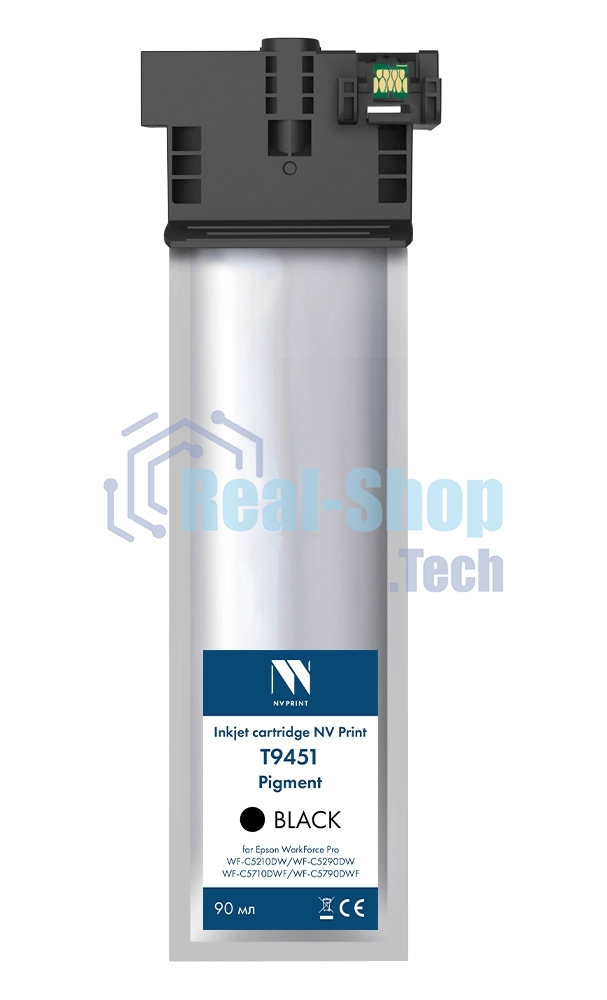 Картридж струйный NVPrint T9451 Black для Epson WorkForce Pro WF-C5210DW, WF-C5290DW, WF-C5710DWF, WF-C5790DWF