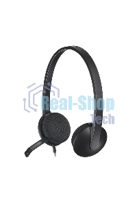 Гарнитура проводная Logitech Headset H340 USB graphite