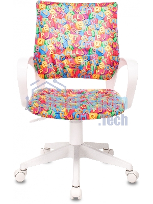 Кресло Бюрократ BuroKIDS 1 W мультиколор, ткань, 120 кг