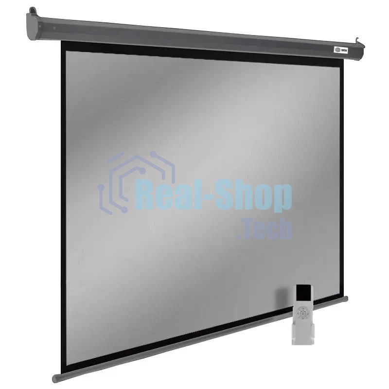 Экран Cactus 175x280 см SIlverMotoExpert CS-PSSME-280X175-DG 16:10 настенно-потолочный рулонный темно-серый (моторизованный привод)
