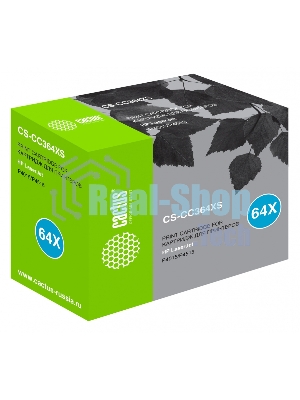 Картридж лазерный Cactus CS-CC364XS черный (24000 стр.) для HP Laser Jet P4015/P4515
