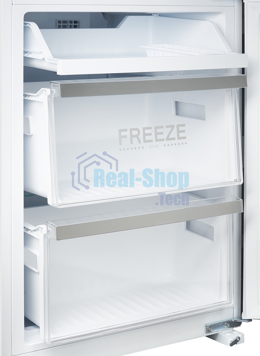 Встраиваемый холодильник Kuppersberg NBM 17863, Габариты(ВхШхГ):178.5x54x54,5; Перенавешиваемые двери, Класс энергопотребления А++ (222 кВт/ч), No-frost, 182л/59л, Уровень шума: 41 Дб