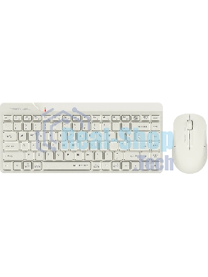 Комплект клавиатура+мышь A4Tech FStyler FG2200 Air2 беспроводной, USB, 1200 DPI, бежевый