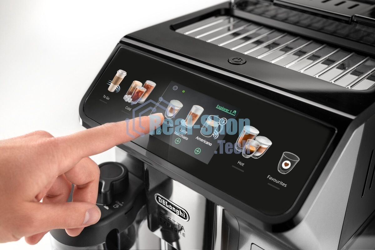 Кофемашина DeLonghi ECAM450.55.S серебристый/черный, исп. кофе - зерновой/молотый, 1.8 л, 1450 Вт, 19 бар