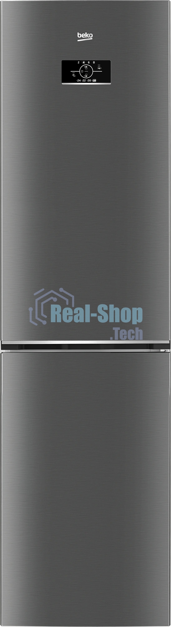 Холодильник Beko B3R0CNK332HX серебристый двухкамерный 200/100л морозилка снизу No Frost